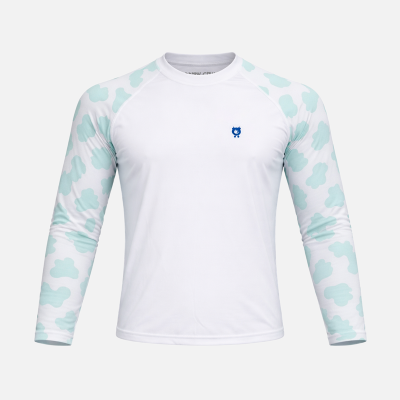 White - Adult's Eco UV Rash Guard SPF 50