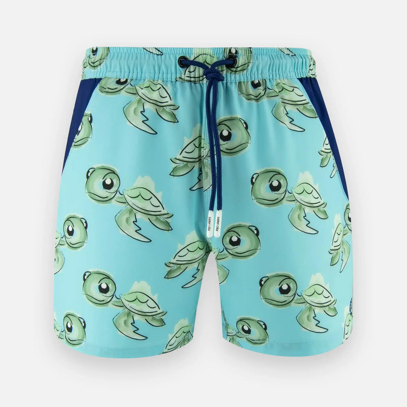 Blue Turtles Swim Shorts