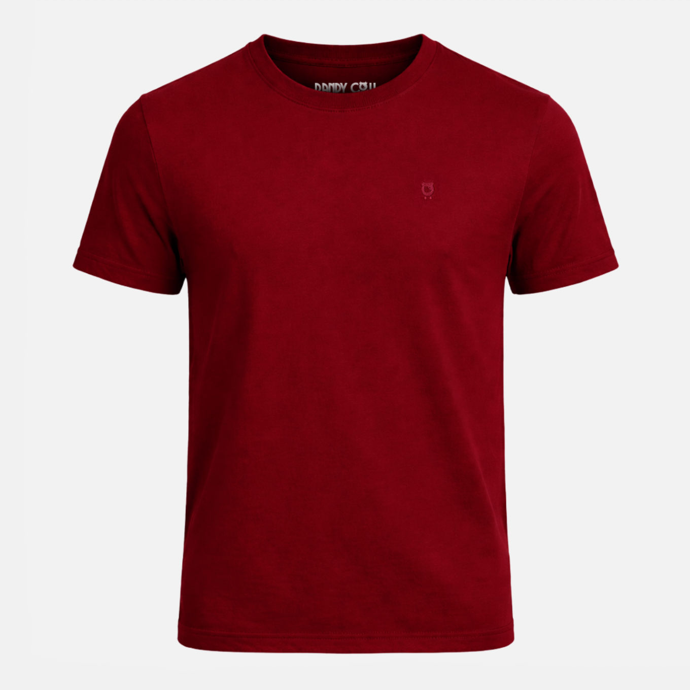 Cherry Red Super-Soft Cotton T-Shirt | Randy Cow