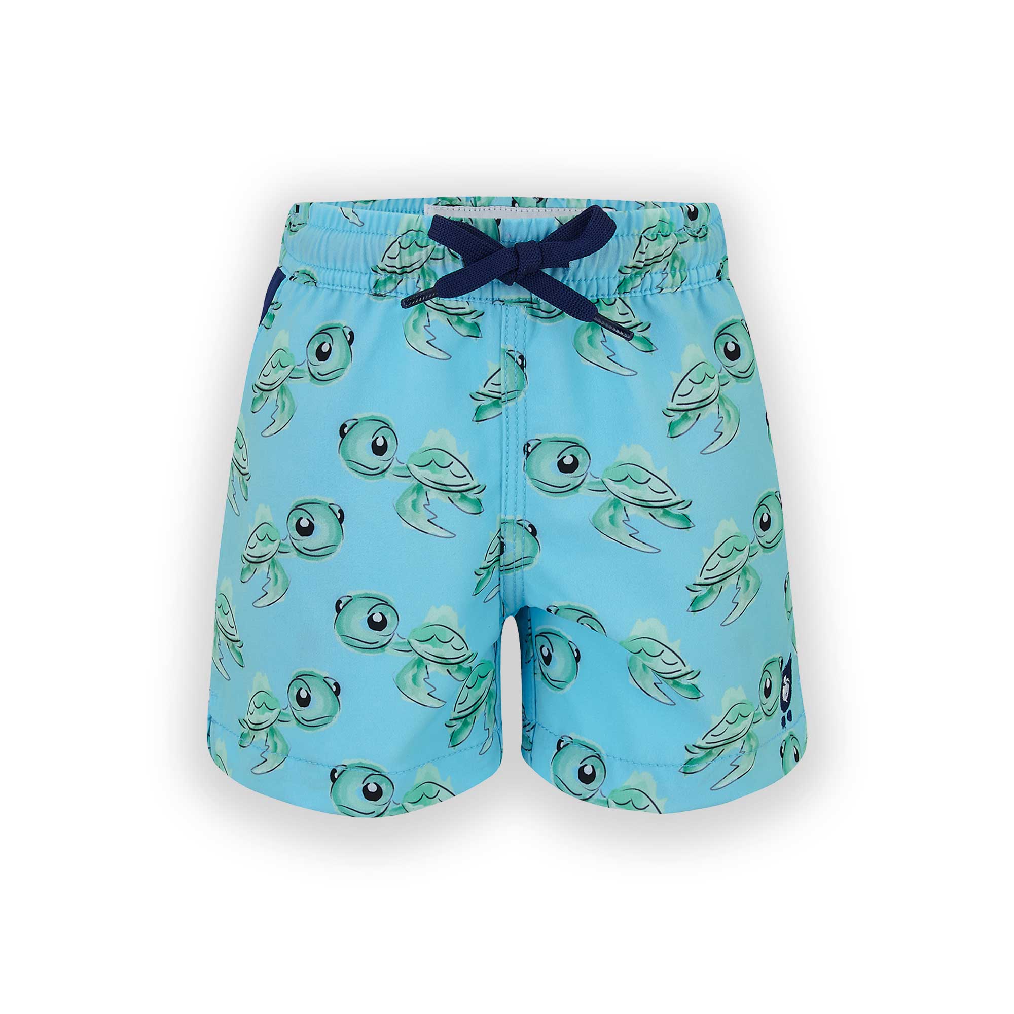 Matching Father & Son Blue Turtles Swim Shorts Trunks | Randy Cow