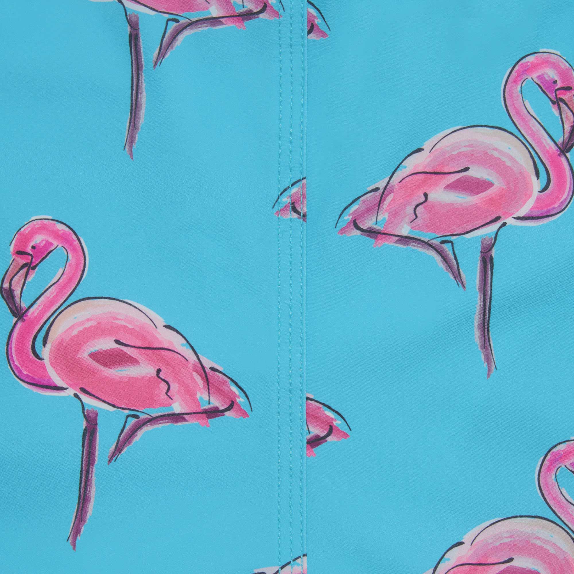 Flamingos - Swim Shorts with MK1 Waterproof Pocket