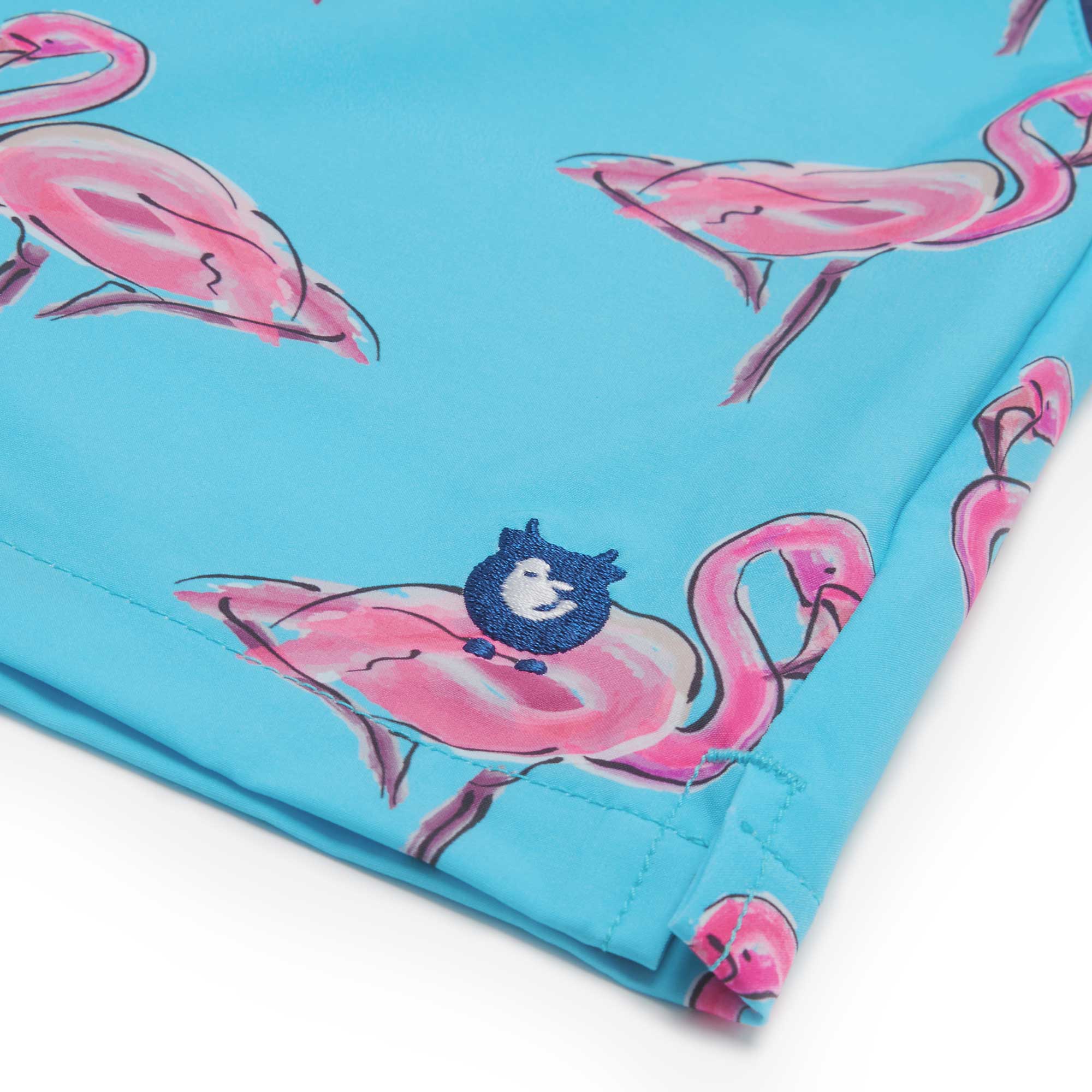 Flamingos - Swim Shorts with MK1 Waterproof Pocket