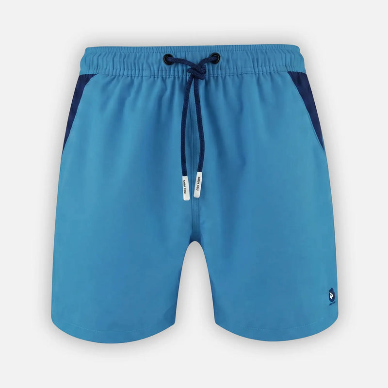 Aquamarine Blue Swim Shorts by Randy Cow