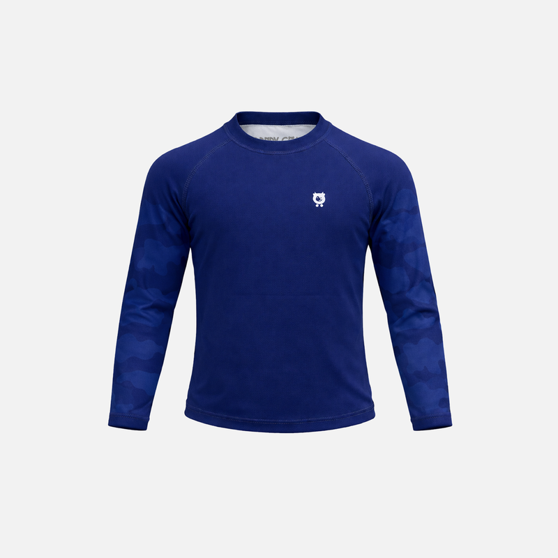 Navy - Kid's Eco UV Rash Guard SPF 50