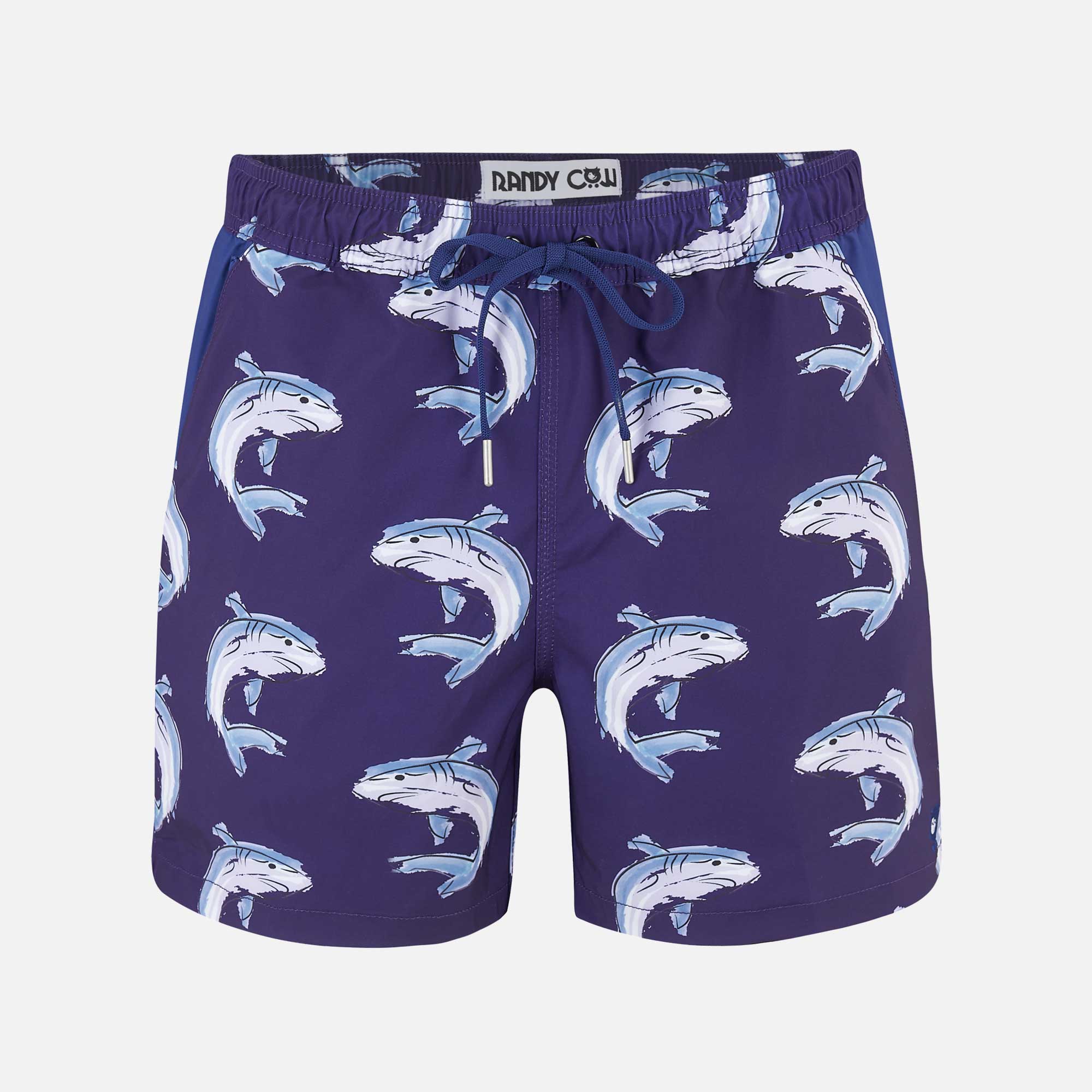 Sharks - Swim Shorts with Waterproof Pocket