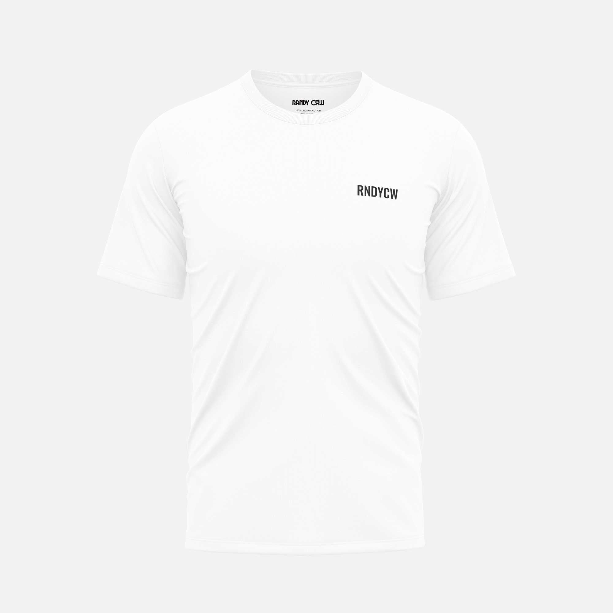 RNDYCW - White Organic Cotton T-Shirt – Randy Cow