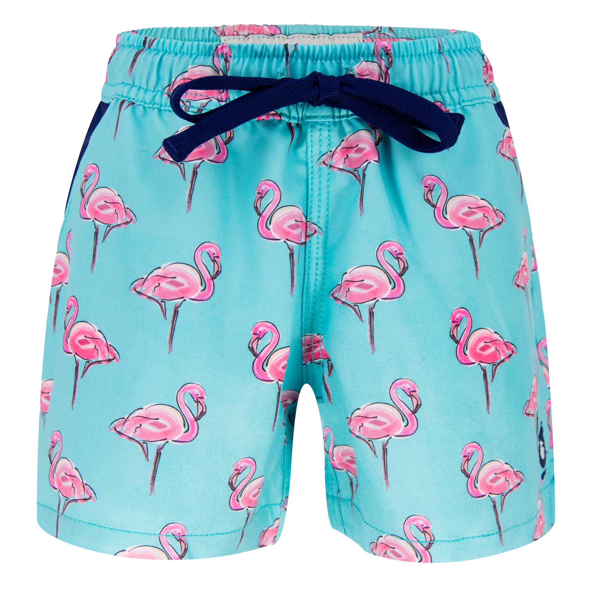 Flamingos - Kid's Swim Shorts