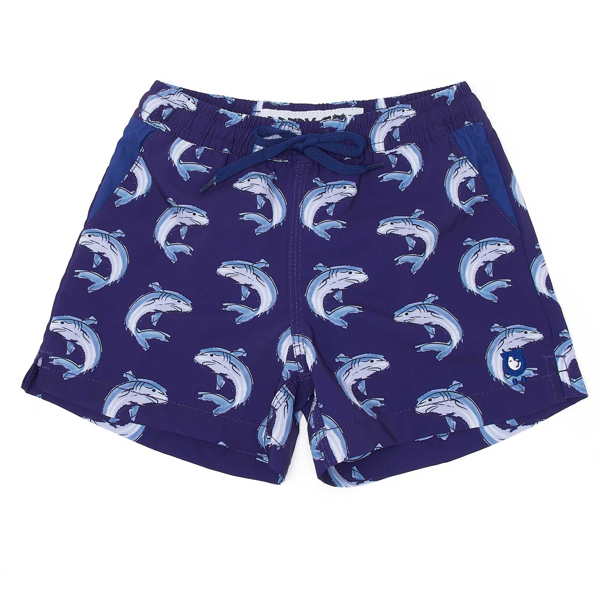 Sharks - Kid's Swim Shorts