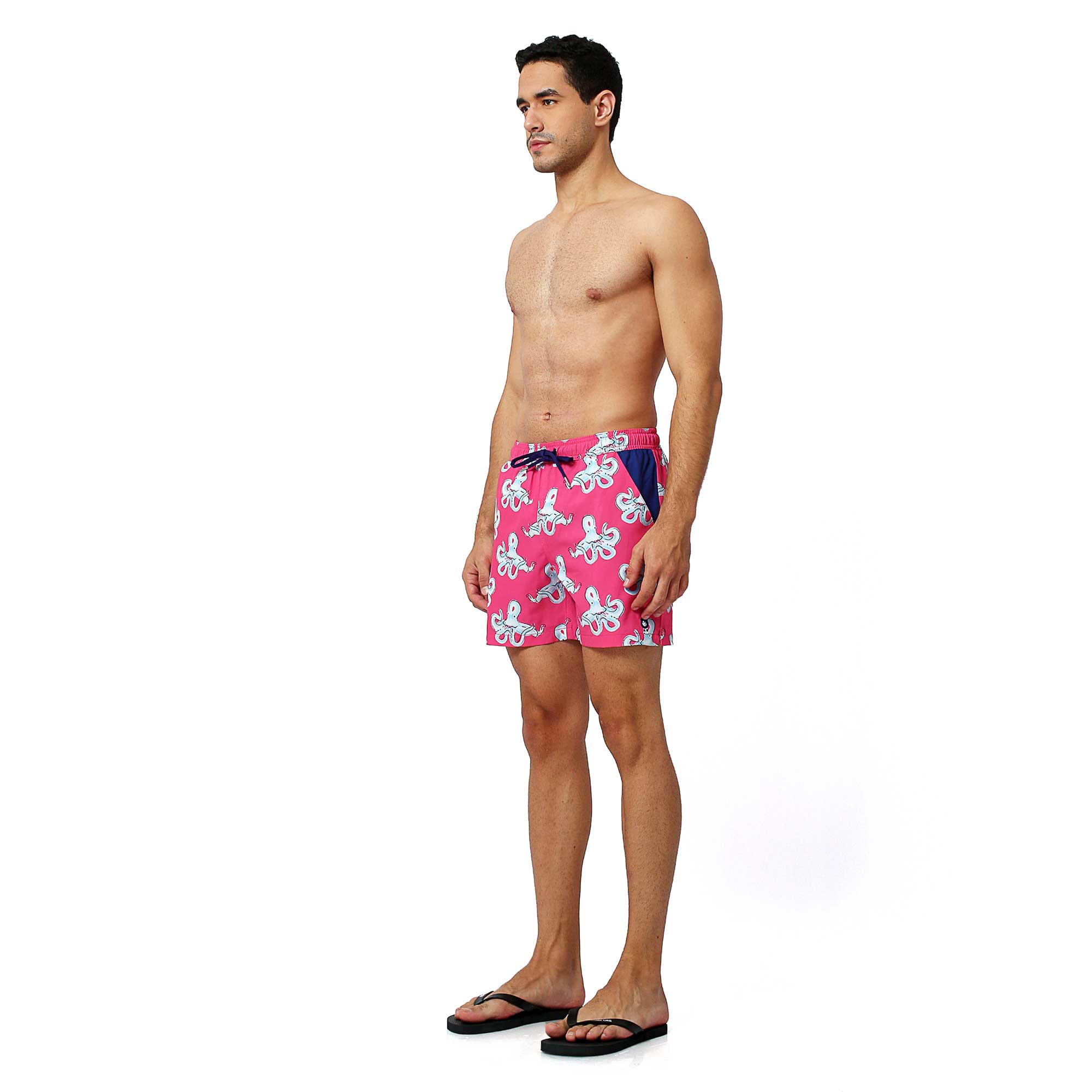 Octopuses Swim Shorts with Waterproof Pocket